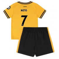 Wolves Pedro Neto #7 Replika babykläder Hemmaställ Barn 2024-25 Kortärmad (+ korta byxor)